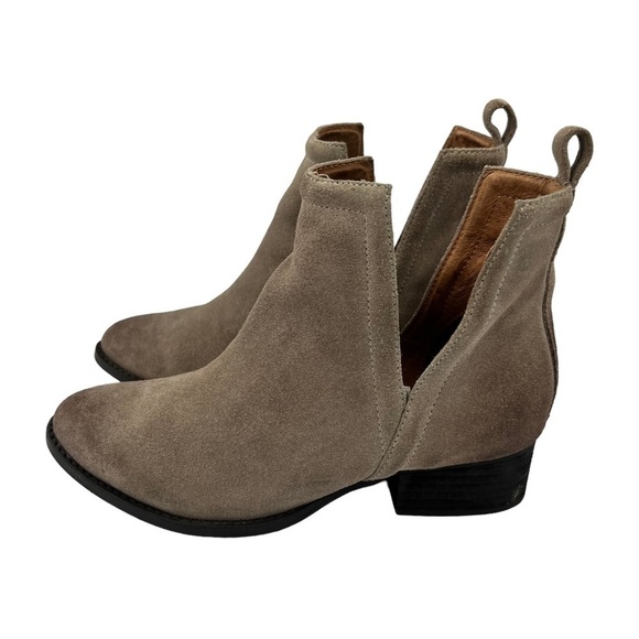 JEFFREY CAMPBELL Leather Suede Muskrat Ankle Booties - Picture 10 of 13